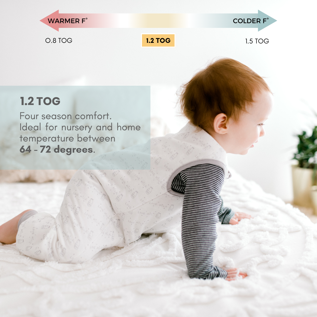 Tealbee Dreamsuit 1.2 TOG for All Seasons - Cozy and breathable, perfect for keeping your baby comfortable in all seasons.