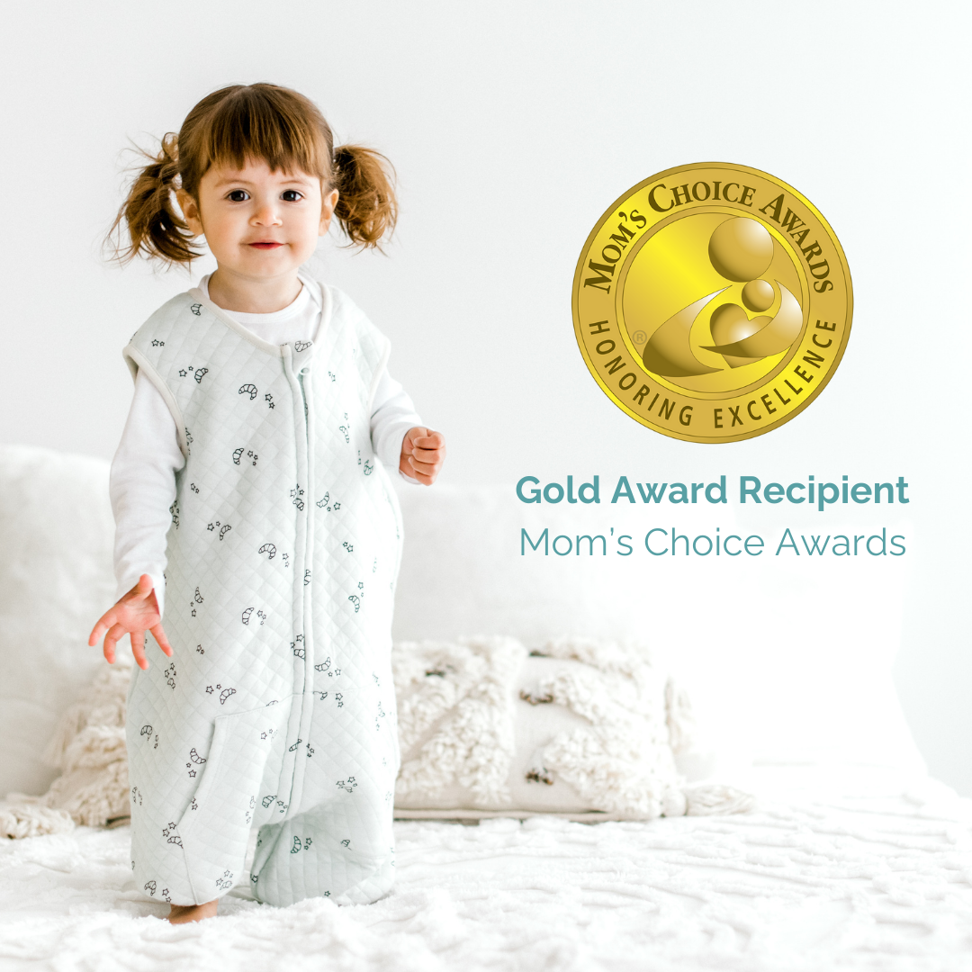 Tealbee Dreamsuit - Gold Award Recipient - The Tealbee Dreamsuit, honored with the Mom's Choice Awards Gold Award, renowned for its superior quality, comfort, and design, making it a top choice for babies and toddlers.