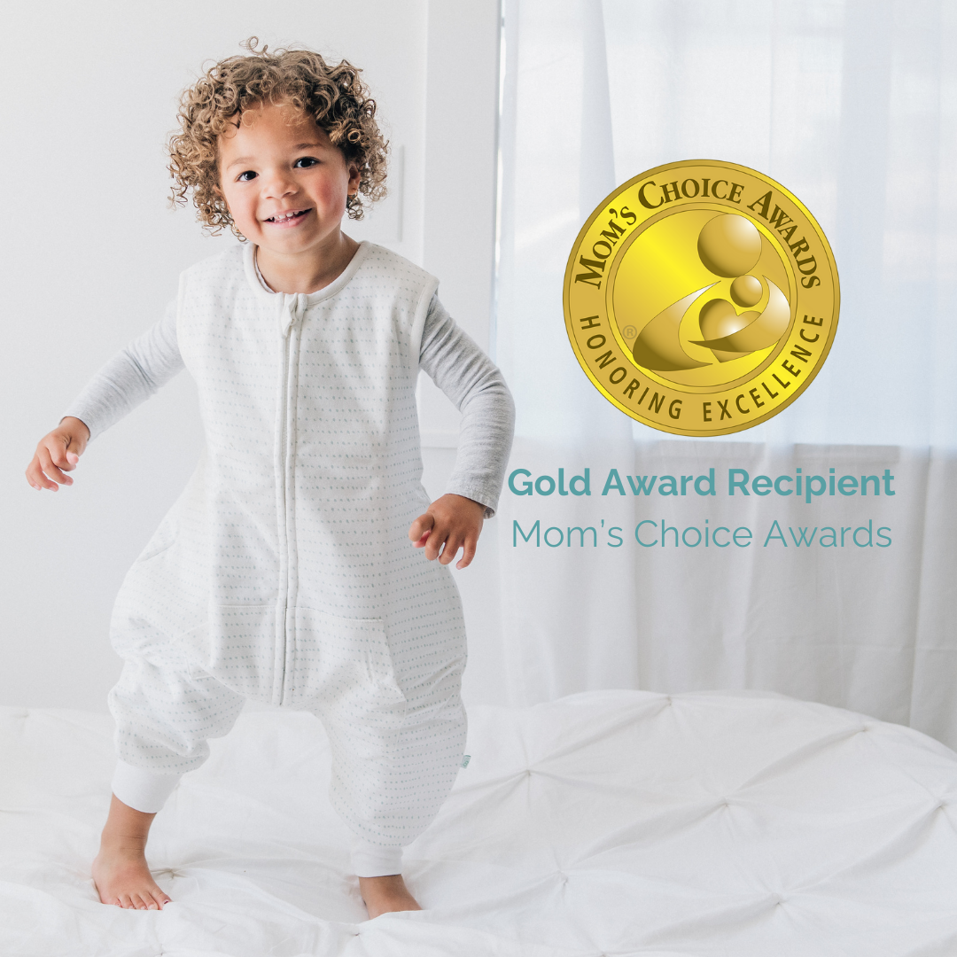 Tealbee Dreamsuit - Gold Award Recipient - The Tealbee Dreamsuit, honored with the Mom's Choice Awards Gold Award, renowned for its superior quality, comfort, and design, making it a top choice for babies and toddlers.