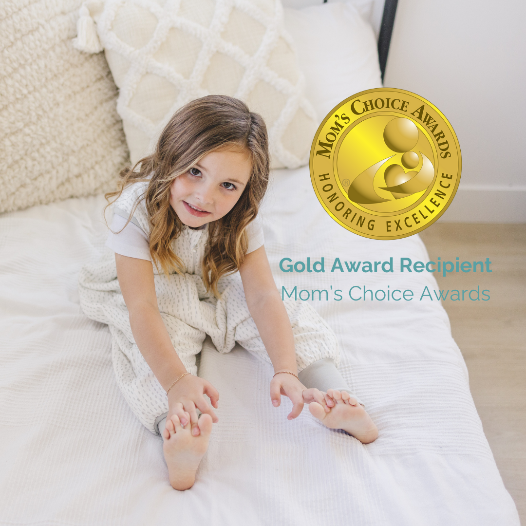 Tealbee Dreamsuit - Gold Award Recipient - The Tealbee Dreamsuit, honored with the Mom's Choice Awards Gold Award, renowned for its superior quality, comfort, and design, making it a top choice for babies and toddlers.
