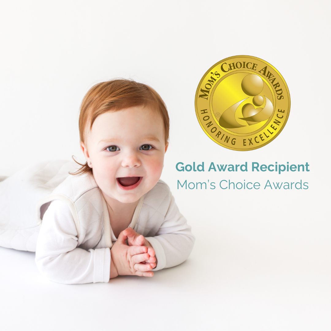 Tealbee Dreamsuit - Gold Award Recipient - The Tealbee Dreamsuit, honored with the Mom's Choice Awards Gold Award, renowned for its superior quality, comfort, and design, making it a top choice for babies and toddlers.