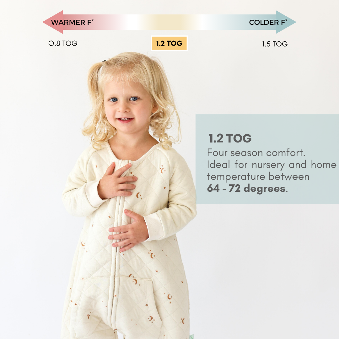 Tealbee Dreamsie 1.2 TOG for All Seasons - Cozy and breathable Tealbee Dreamsie 1.2 TOG, perfect for keeping your baby comfortable and snug in all seasons.