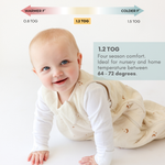 Tealbee Dreambag 1.2 TOG for All Seasons - Cozy and breathable Tealbee Dreambag 1.2 TOG, perfect for keeping your baby comfortable and snug in all seasons.