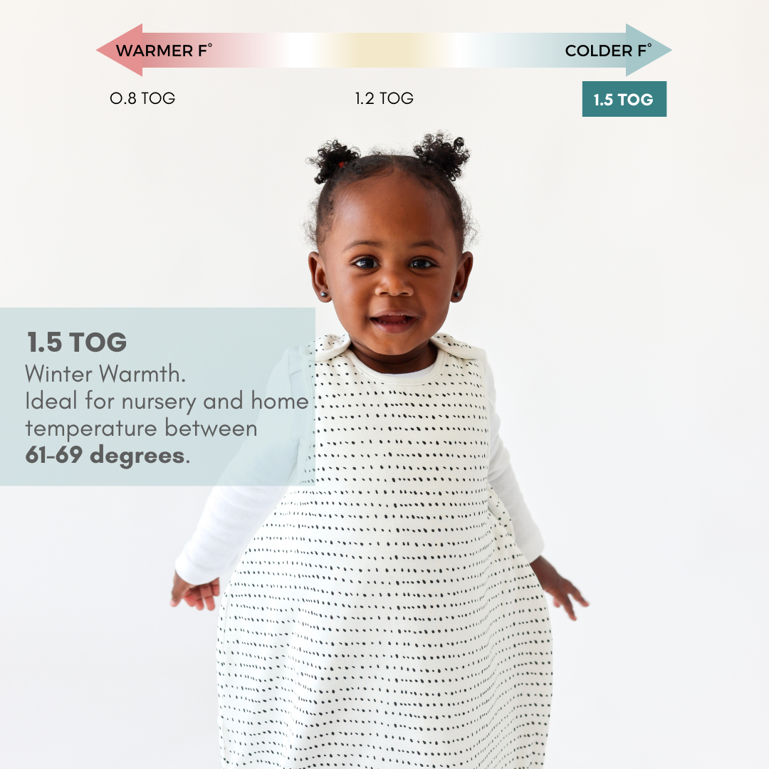 Tealbee Dreambag 1.5 TOG for Extra Warmth - A cozy and secure Tealbee Dreambag 1.5 TOG, designed to provide extra warmth and comfort, ensuring your baby stays snug and content throughout the night.