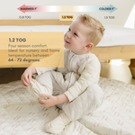 Tealbee Dreamsie 1.2 TOG for All Seasons - Cozy and breathable Tealbee Dreamsie 1.2 TOG, perfect for keeping your baby comfortable and snug in all seasons.