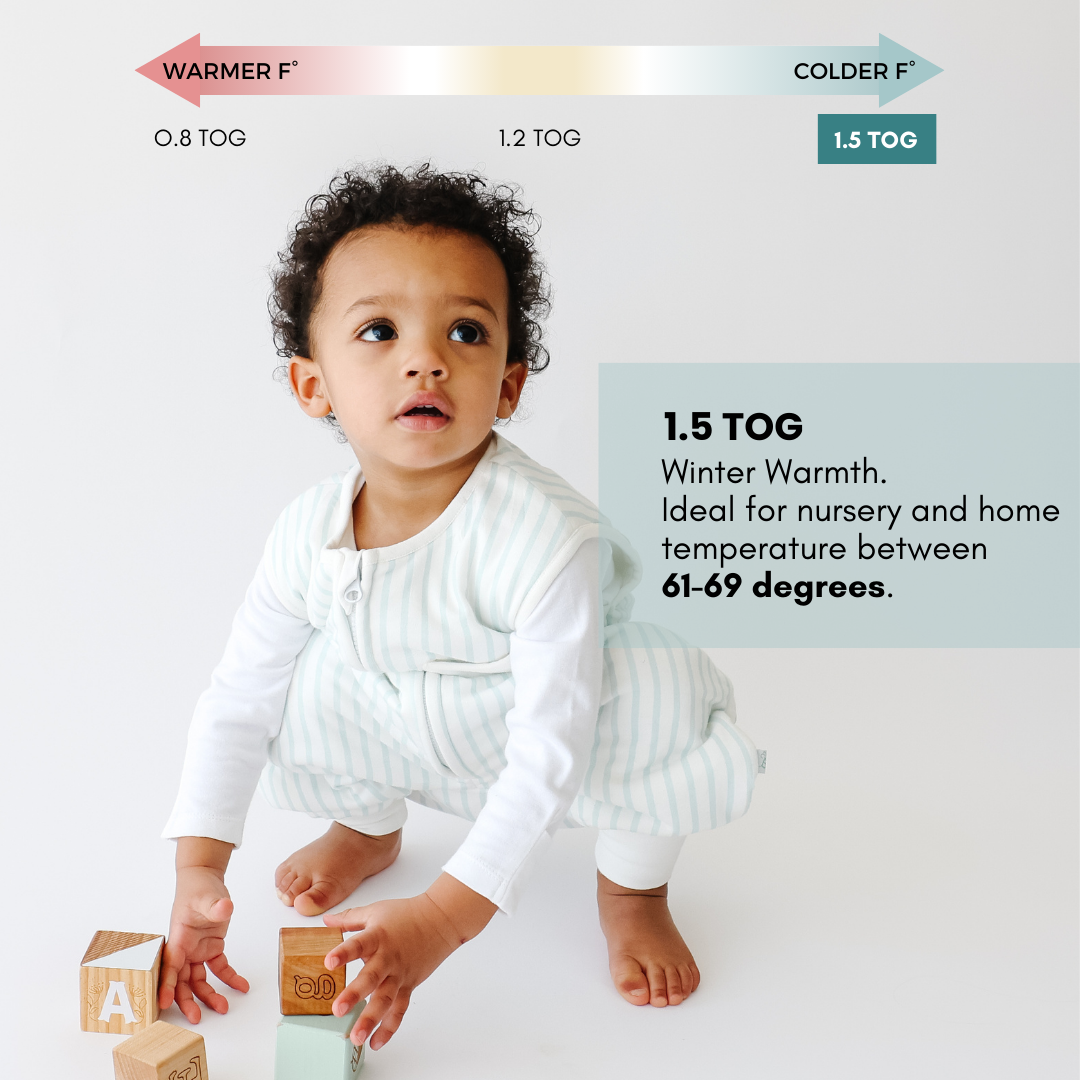 Tealbee Dreamsuit 1.5 TOG for Extra Warmth - Designed to provide extra warmth and comfort, ensuring your baby stays snug and content throughout the night.