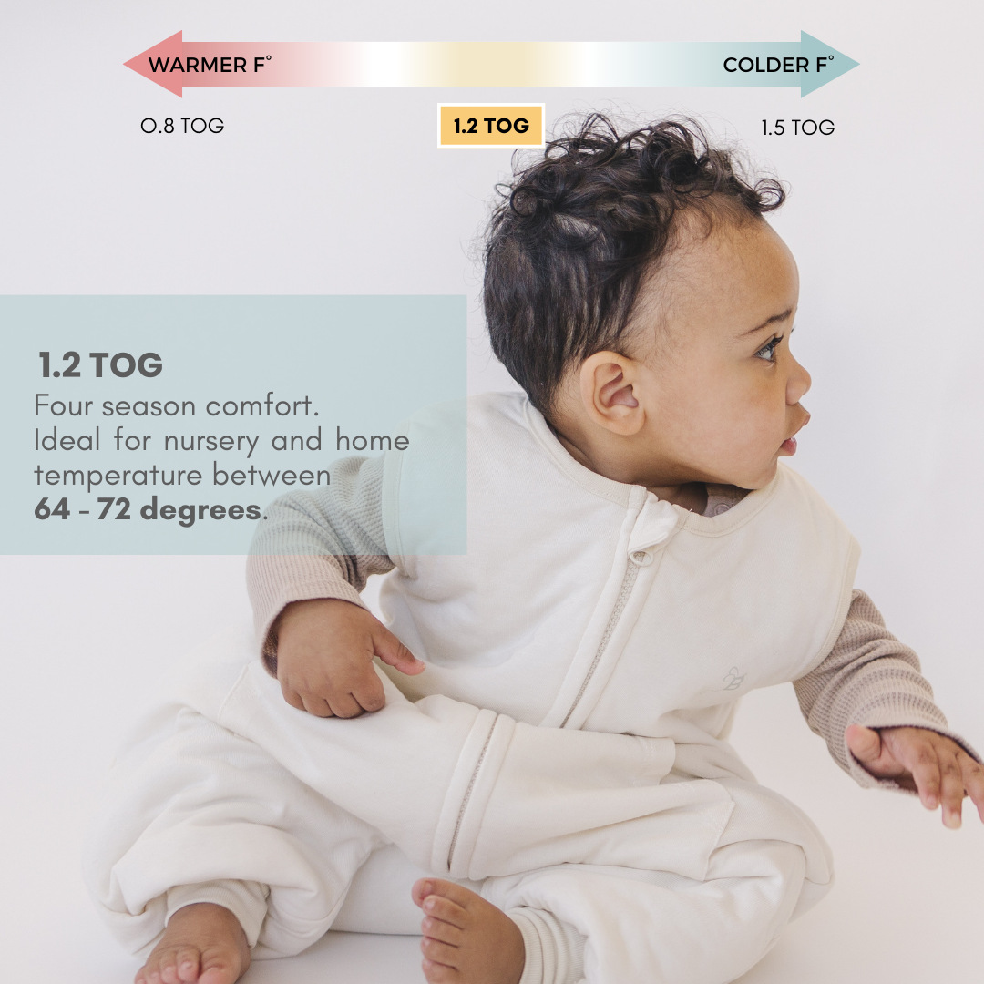 Tealbee Dreamsuit 1.2 TOG for All Seasons - Cozy and breathable, perfect for keeping your baby comfortable in all seasons.