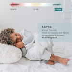 Tealbee Dreamsuit 1.5 TOG for Extra Warmth - Designed to provide extra warmth and comfort, ensuring your baby stays snug and content throughout the night.