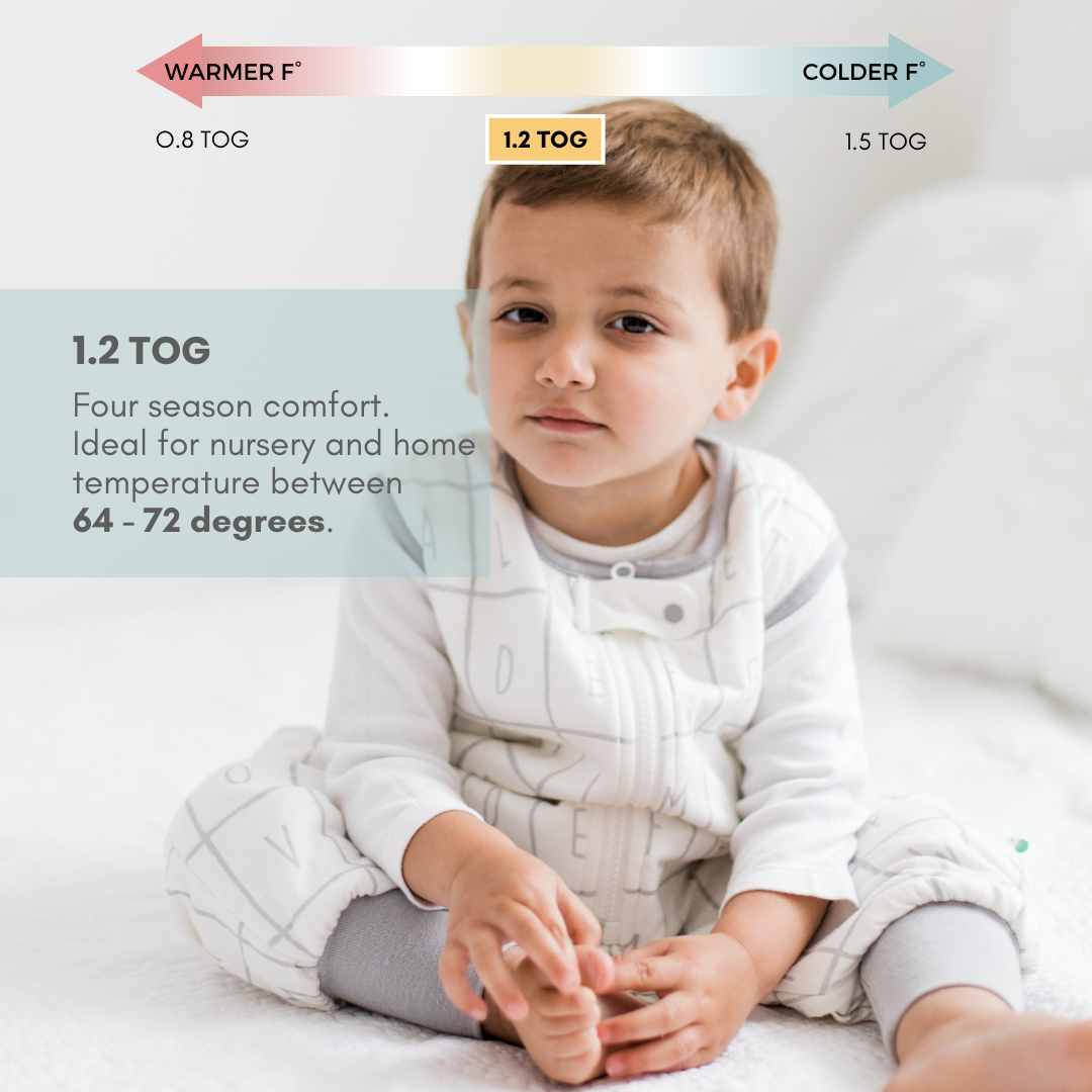 Tealbee Dreamsuit 1.2 TOG for All Seasons - Cozy and breathable, perfect for keeping your baby comfortable in all seasons.