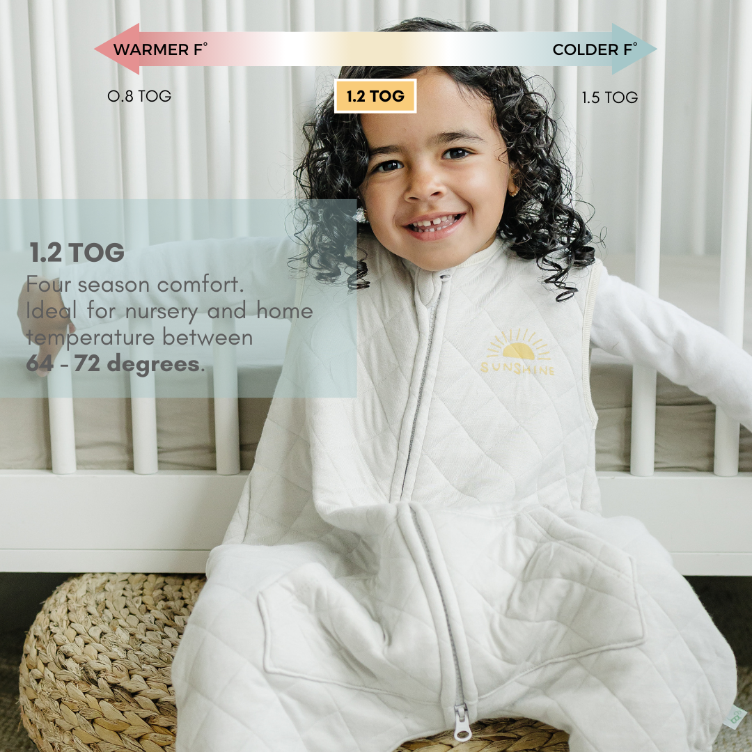 Tealbee Dreamsuit 1.2 TOG for All Seasons - Cozy and breathable, perfect for keeping your baby comfortable in all seasons.