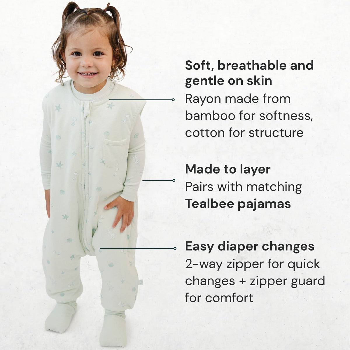 Dreamsie | Seashell | 1.5 TOG
