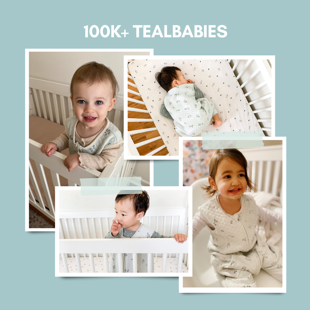Tealbee Dreamsuit for Walkers - Sleep sack with feet, perfect for active toddlers, available in sizes 12M to 4T.