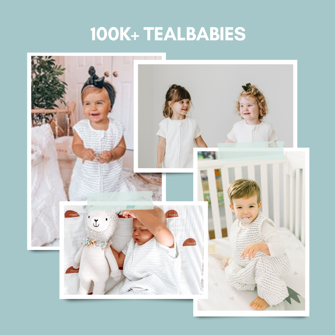Tealbee Dreamsuit for Walkers - Sleep sack with feet, perfect for active toddlers, available in sizes 12M to 4T.