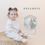 Tealbee Dreamsie with Non-slip Footies - A Tealbee Dreamsie featuring non-slip footies, providing extra grip and stability for active little ones.