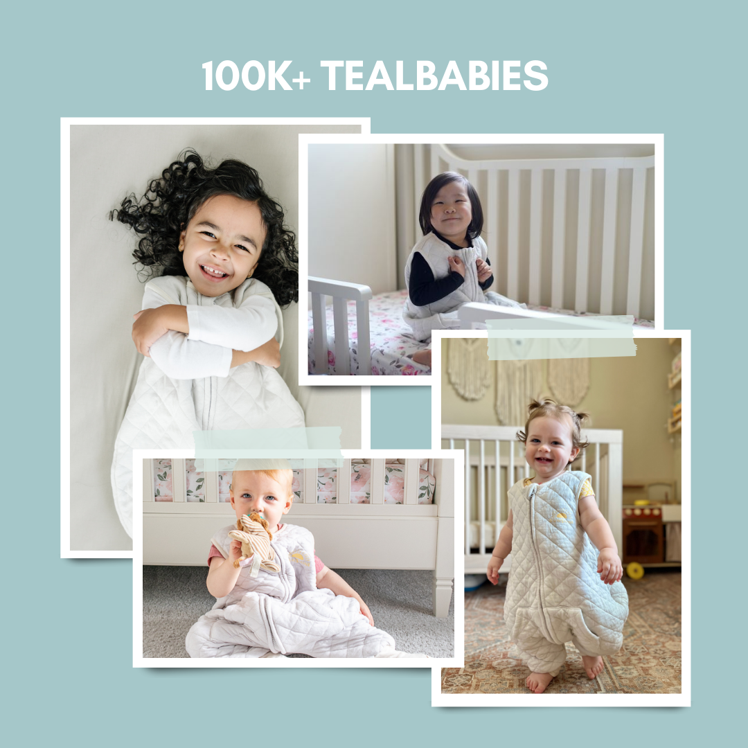 Tealbee Dreamsuit for Walkers - Sleep sack with feet, perfect for active toddlers, available in sizes 12M to 4T.