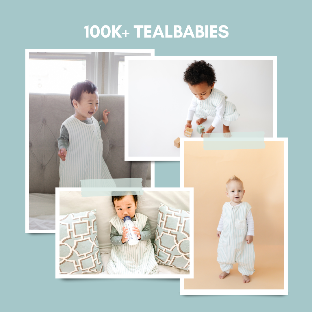 Tealbee Dreamsuit for Walkers - Sleep sack with feet, perfect for active toddlers, available in sizes 12M to 4T.