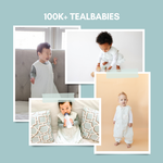 Tealbee Dreamsuit for Walkers - Sleep sack with feet, perfect for active toddlers, available in sizes 12M to 4T.