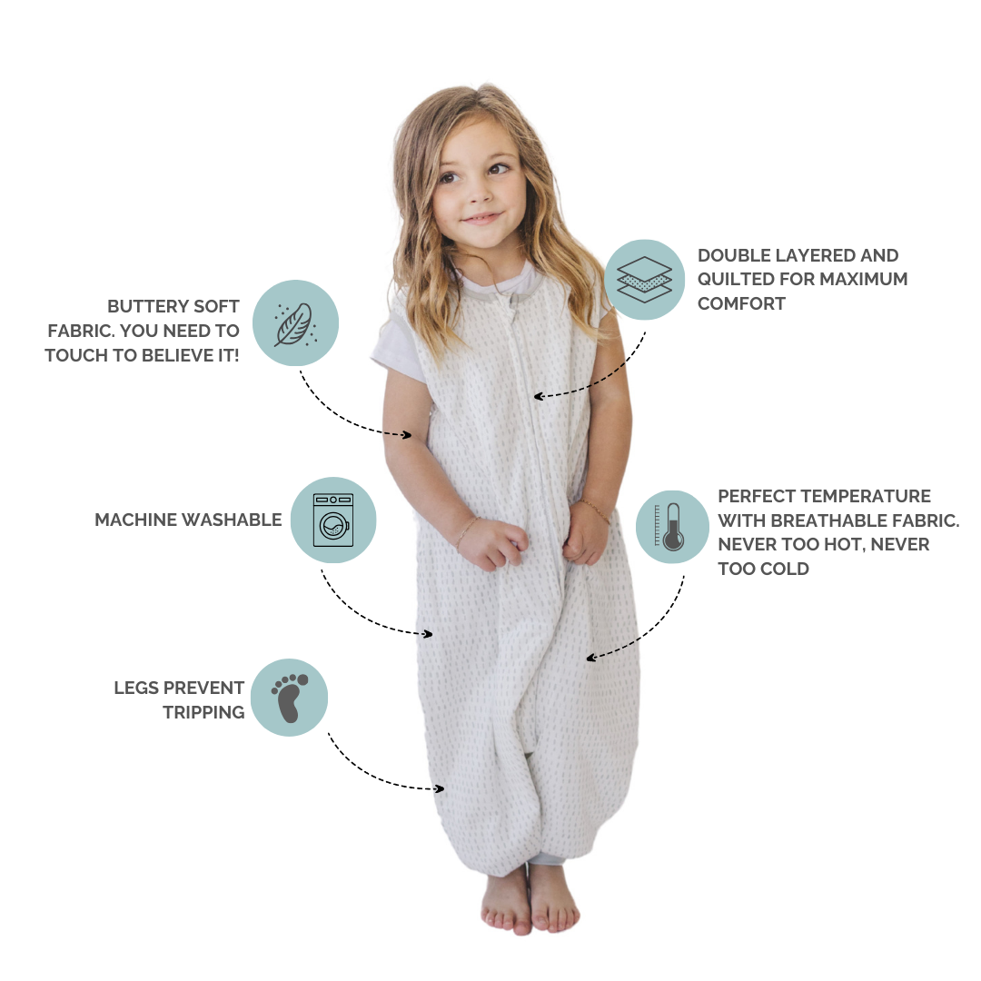 Tealbee Dreamsuit for All Ages - Available in sizes 12M to 4T, providing a snug and comfortable fit for growing babies and toddlers.