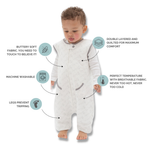Tealbee Dreamsuit for All Ages - Available in sizes 12M to 4T, providing a snug and comfortable fit for growing babies and toddlers.