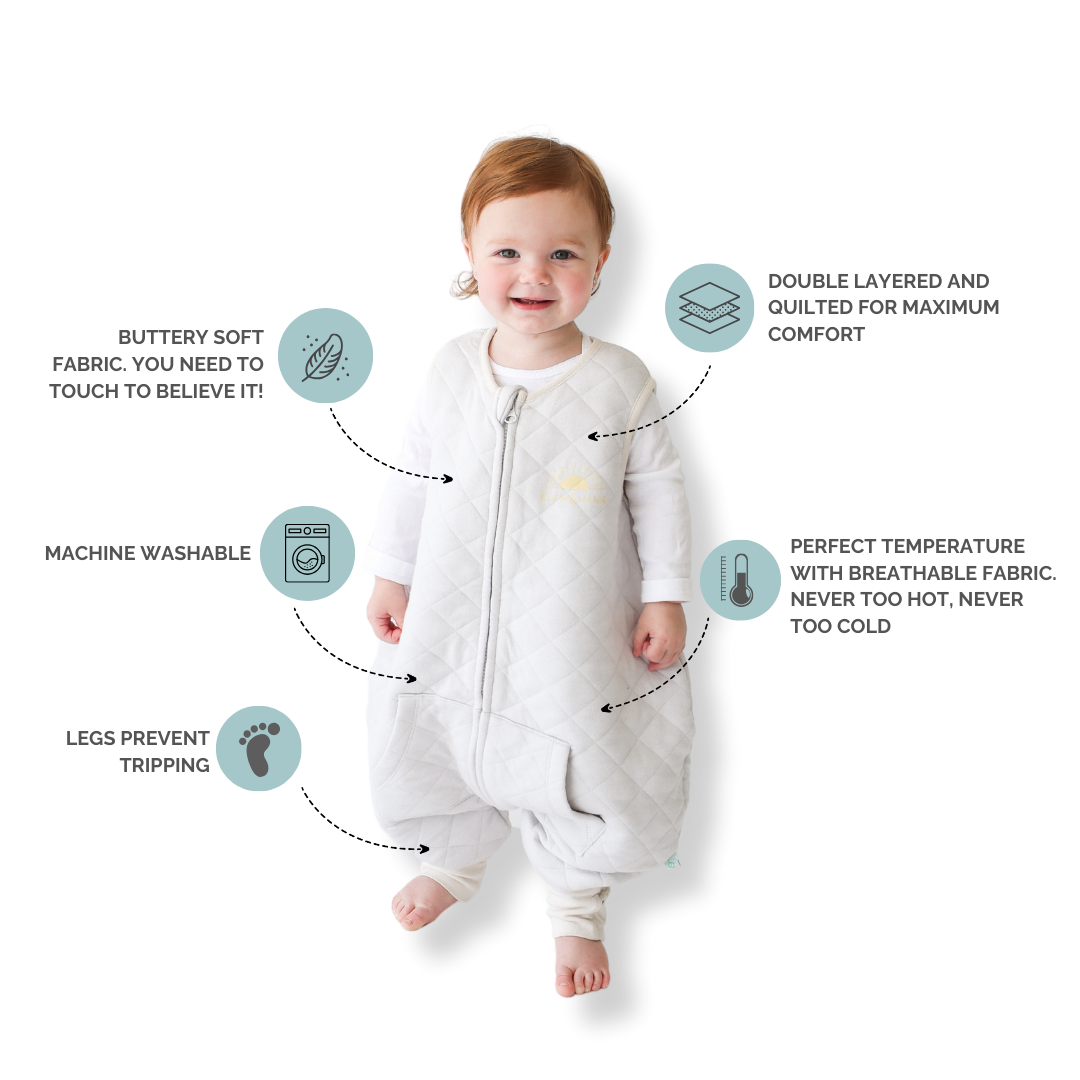 Tealbee Dreamsuit for All Ages - Available in sizes 12M to 4T, providing a snug and comfortable fit for growing babies and toddlers.