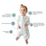 Tealbee Dreamsuit for All Ages - Available in sizes 12M to 4T, providing a snug and comfortable fit for growing babies and toddlers.